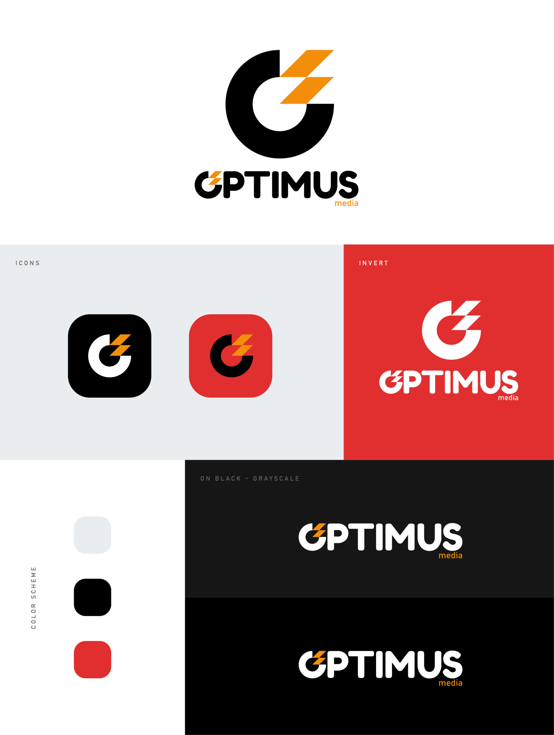 Optimus logo mockup